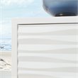 Sauder Morgan Main Engineered Wood Side Table in White Finish