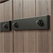 Sauder HomePlus 2-Barn Door Engineered Wood Narrow Storage Cabinet in Salt Oak