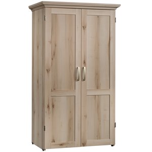 sauder select wooden multi-purpose storage craft armoire