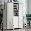 Sauder Select Engineered Wood Multi-Purpose Storage Armoire in Glacier White