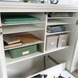 Sauder Select Engineered Wood Multi-Purpose Storage Armoire in Glacier White