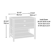 Sauder Cottage Road Engineered Wood Lateral File in Raven Oak