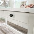 Sauder County Line Engineered Wood Writing Desk in Soft White Finish
