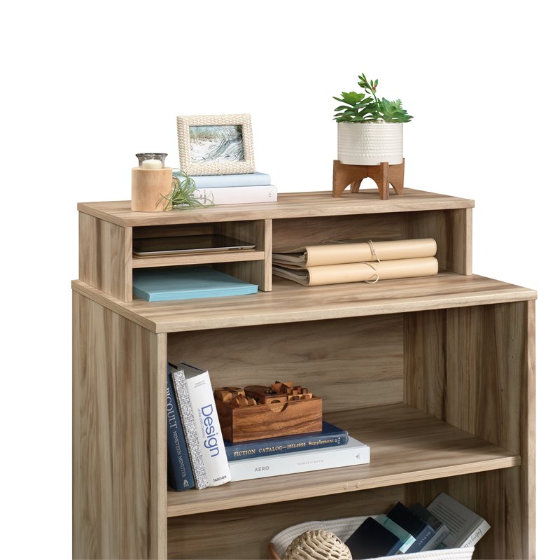 Sauder Portage Park Engineered Wood Storage Drawer in Kiln Acacia Brown