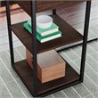 Sauder International Lux Engineered Wood L-Shape Desk in Deco Stone Gray