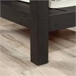 Sauder Cottage Road Engineered Wood L-Shape Desk in Raven Oak