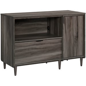 sauder clifford place engineered wood credenza for tvs upto 46