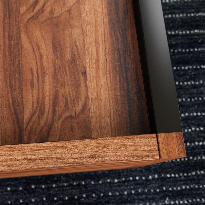 Sauder Manhattan Gate Engineered Wood Coffee Table in Blaze Acacia/Brown