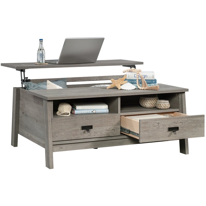 Cottage Road L-Shaped Desk Mystic Oak - Sauder