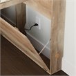 Sauder Cannery Bridge Engineered Wood Entertainment Wall in Lintel Oak