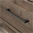 Sauder Summit Station Engineered Wood Armoire with Sliding Door in Pebble Pine