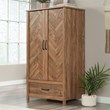 Sauder Cannery Bridge Engineered Wood Bedroom Armoire in Sindoori Mango/Natural
