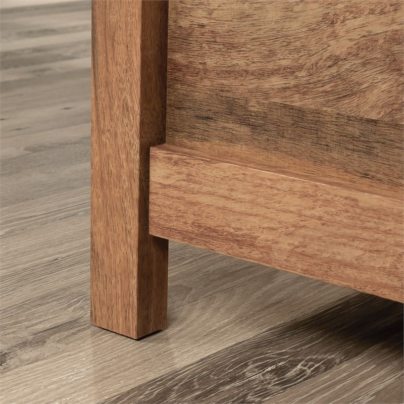 Sauder Cannery Bridge Engineered Wood Bedroom Armoire in Sindoori Mango/Natural