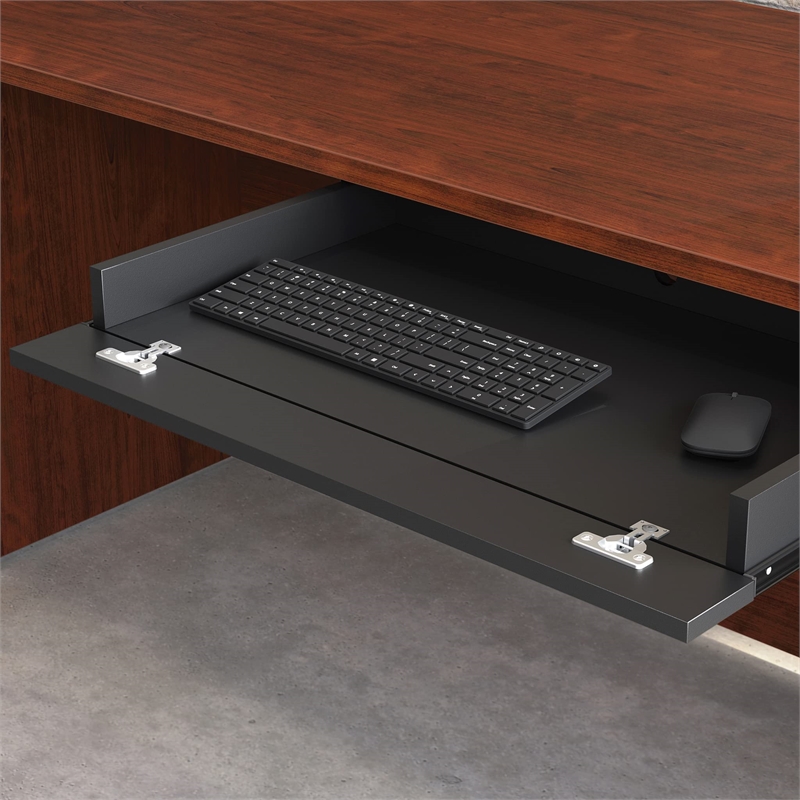 Sauder Affirm Engineered Wood and Metal Under Desk Organizer Drawer in Black