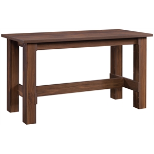 Sauder Boone Mountain Engineered Wood Dining Table in Grand Walnut