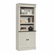 Sauder Palladia Engineered Wood Bookcase in Glacier Oak/Rosso Slate Accent
