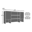 Sauder Affirm Engineered Wood 36
