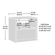 Sauder Harvey Park Engineered Wood Bedroom Nightstand in Pacific Maple