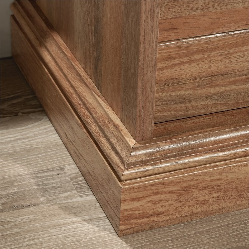 Sauder Barrister Lane Engineered Wood 3-Drawer Chest in Sindoori Mango/Brown