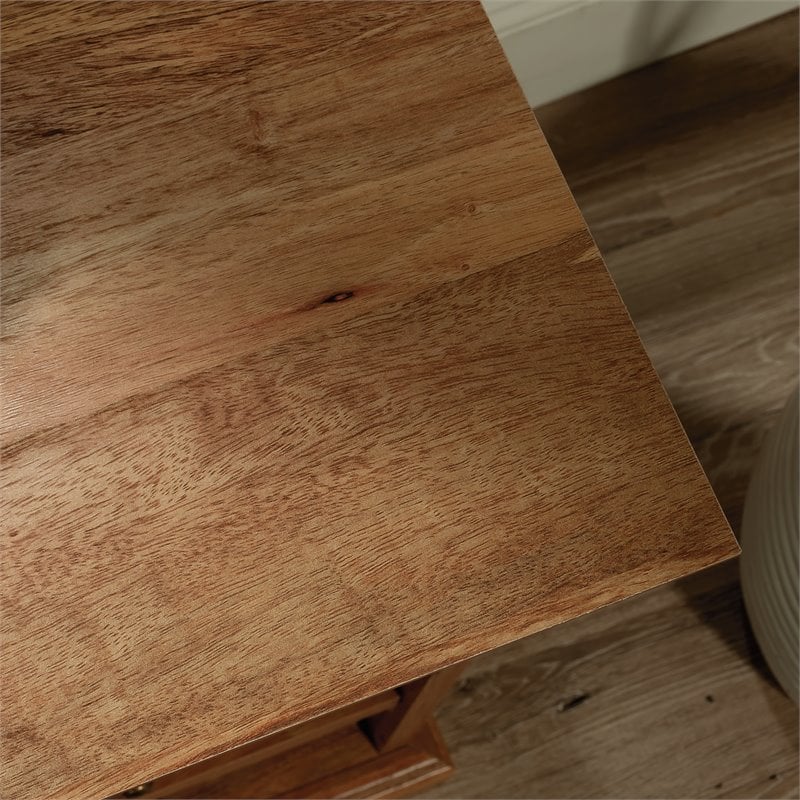 Sauder Barrister Lane Engineered Wood 3-Drawer Chest in Sindoori Mango/Brown