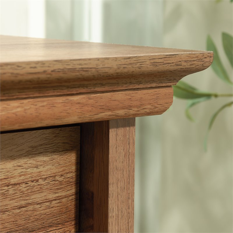 Sauder Barrister Lane Engineered Wood 3-Drawer Chest in Sindoori Mango/Brown