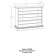 Sauder Barrister Lane Engineered Wood 3-Drawer Chest in Sindoori Mango/Brown