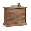 Sauder Barrister Lane Engineered Wood 3-Drawer Chest in Sindoori Mango/Brown