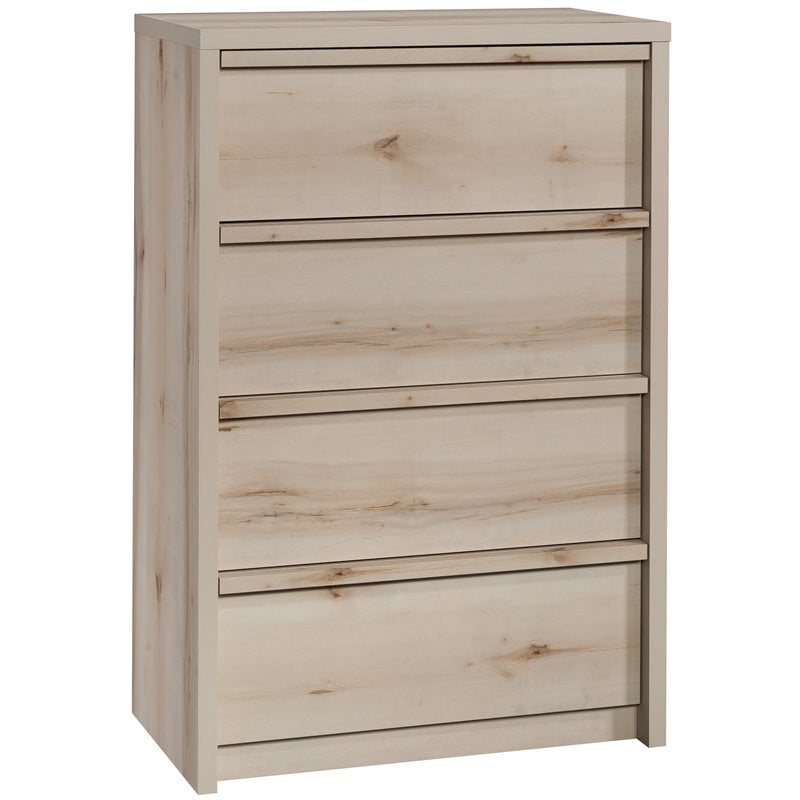 Sauder Harvey Park Engineered Wood 4-Drawer Bedroom Chest in Pacific Maple