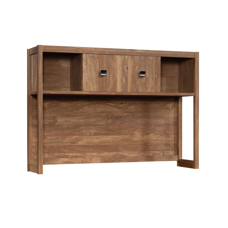 Sauder Cannery Bridge Engineered Wood Hutch in Sindoori Mango/Brown