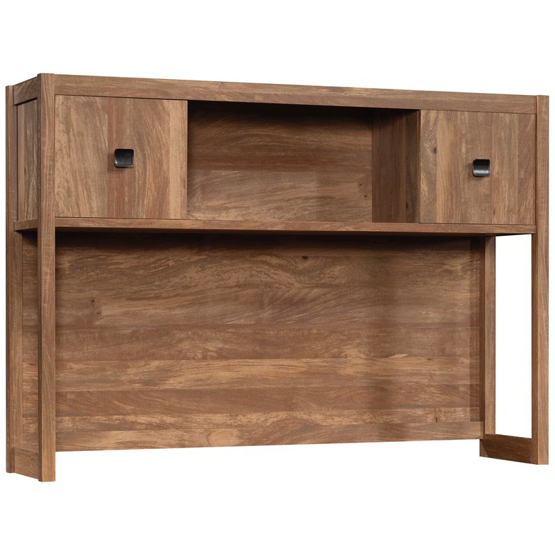 Sauder Cannery Bridge Engineered Wood Hutch in Sindoori Mango/Brown