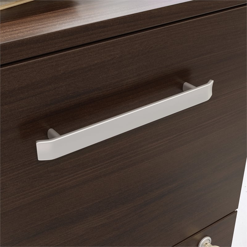 Sauder Affirm Engineered Wood 2-Drawer Mobile Filing Cabinet in Noble Elm/Brown