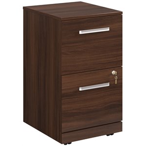 sauder affirm engineered wood 2-drawer mobile filing cabinet in noble elm
