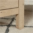 Sauder Pacific View Engineered Wood L-Shaped Home Office Desk in Prime Oak
