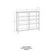 Sauder Pacific View Engineered Wood Bookcase in Prime Oak Finish