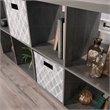 Sauder Miscellaneous Storage Engineered Wood 8-Cube Organizer in Mystic Oak