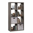 Sauder Miscellaneous Storage Engineered Wood 8-Cube Organizer in Mystic Oak