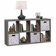 Sauder Miscellaneous Storage Engineered Wood 8-Cube Organizer in Mystic Oak