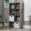 Sauder Miscellaneous Storage Engineered Wood 8-Cube Organizer in Mystic Oak