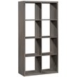 Sauder Miscellaneous Storage Engineered Wood 8-Cube Organizer in Mystic Oak