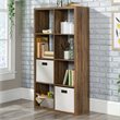 Sauder Miscellaneous Storage Engineered Wood 8-Cube Organizer in Rural Pine