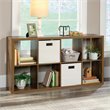 Sauder Miscellaneous Storage Engineered Wood 8-Cube Organizer in Rural Pine