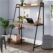 Sauder North Avenue Engineered Wood Desk with Hutch in Sindoori Mango/Brown