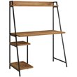 Sauder North Avenue Engineered Wood Desk with Hutch in Sindoori Mango/Brown