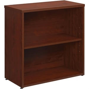 Sauder Affirm Engineered Wood 2-Shelf Bookcase in Classic Cherry