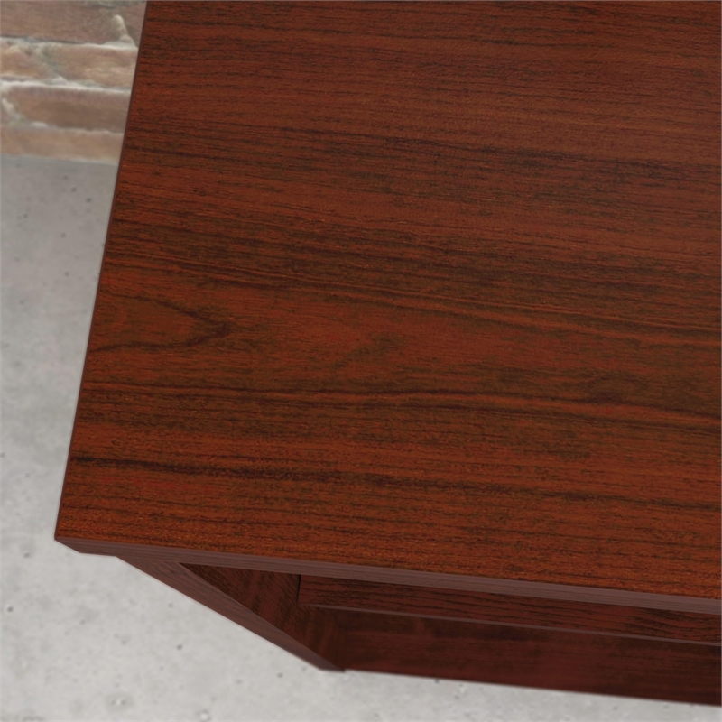 Sauder Affirm Engineered Wood 2-Shelf Bookcase in Classic Cherry