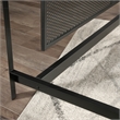 Sauder Briarbrook Transitional Engineered Wood L-Desk in Barrel Oak