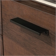 Sauder Briarbrook Transitional Engineered Wood L-Desk in Barrel Oak
