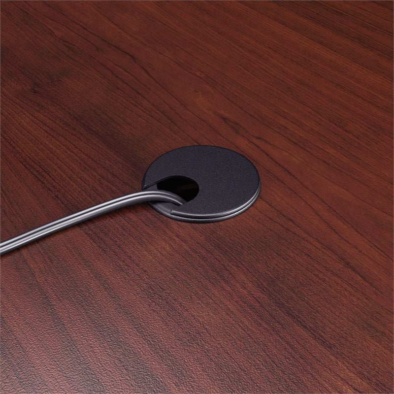 Sauder Affirm Transitional Engineered Wood Desk in Classic Cherry