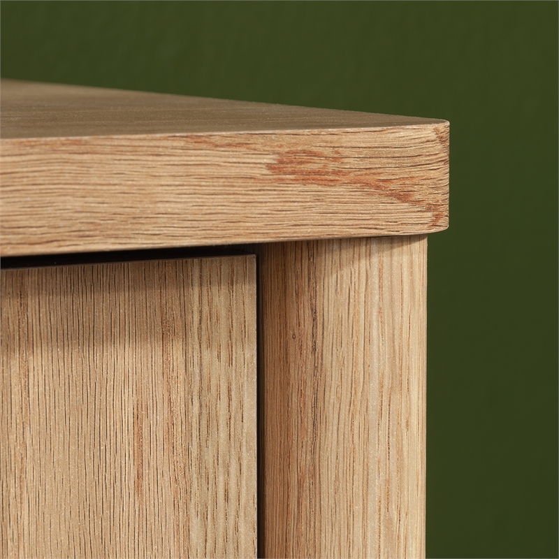 Sauder Dover Edge Engineered Wood Armoire in Timber Oak Finish