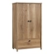Sauder Dover Edge Engineered Wood Armoire in Timber Oak Finish